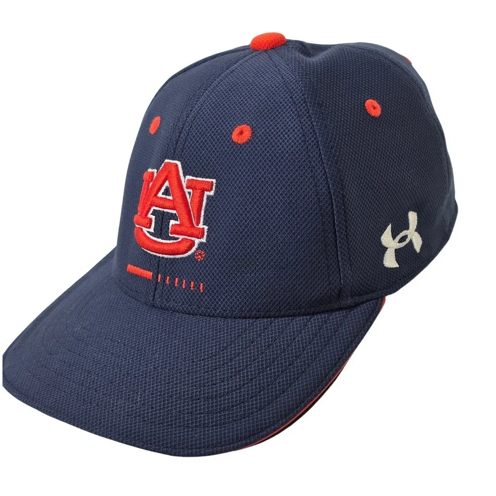Under Armour‎ Auburn Tigers Youth Hat Navy Blue Orange Iso-Chill Adjustable Cap